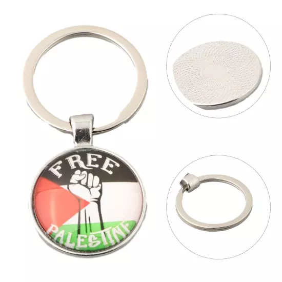 Easy to Identify Palestine Flag Keychain Pendant Never Lose Your Belongings