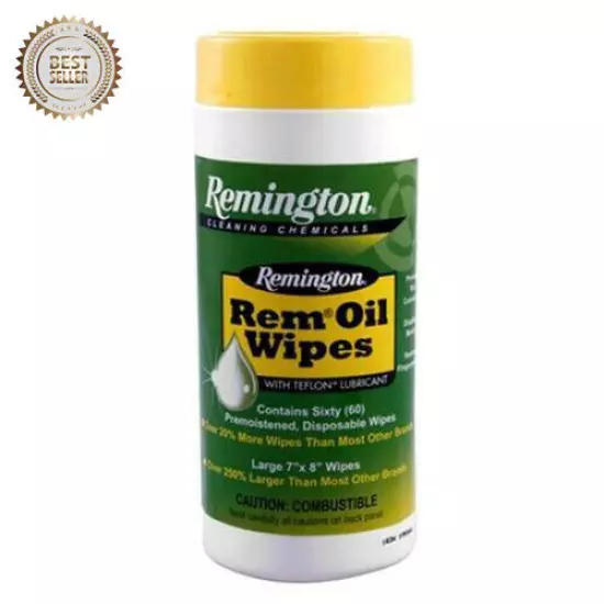 REMINGTON 18384 REM OIL POP-UP WIPES 60 CT