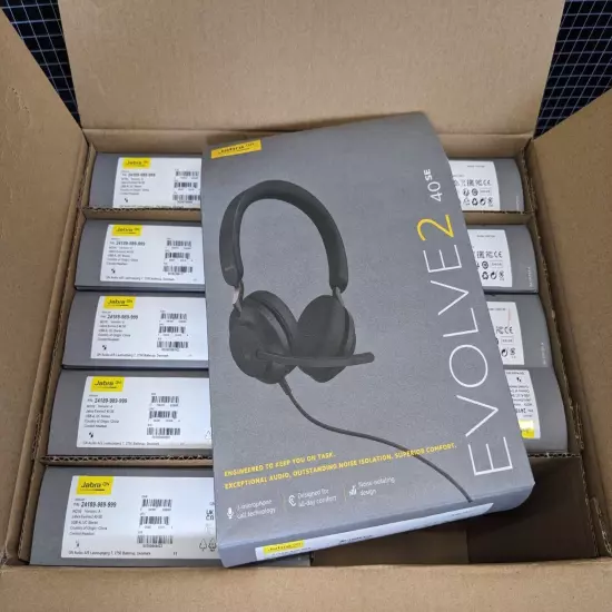 Jabra EVOLVE2 40 SE USB-A Wired Phone Headset UC Stereo HSC131 24189-989-999