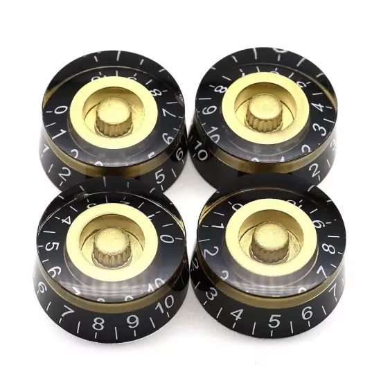 4Pcs Guitar Knobs Speed Volume Tone Control Knobs For Les Paul LP Style guitar