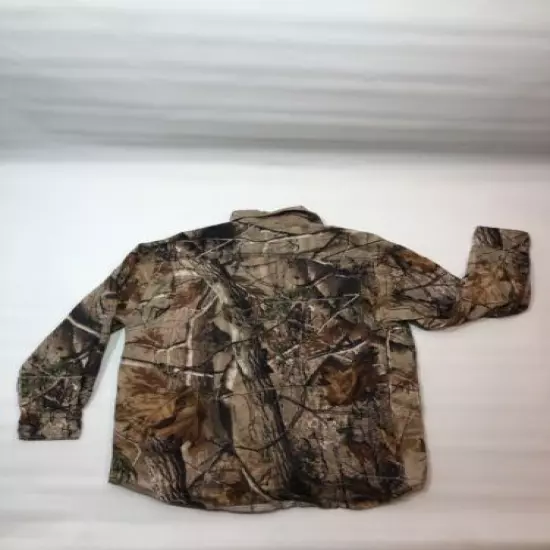 Game Winner Boys Size M Shirt Camouflage Hunting Pullover Button down Youth