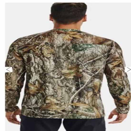 Under Armour Realtree Men’s Size Large LS HeatGear Iso-Chill 1348426 991 $45 New