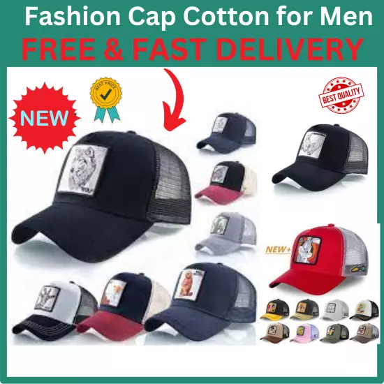 Fashion Cap Cotton for Men Women Hat Outdoor Indoor Baseball Mesh Sun Protect