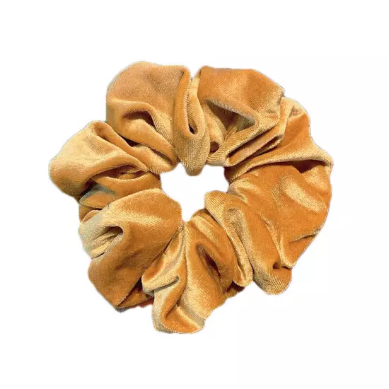 Oversized Velvet Scrunchies Women Solid Rubber Bands Ponytail Elastic Hair Ties