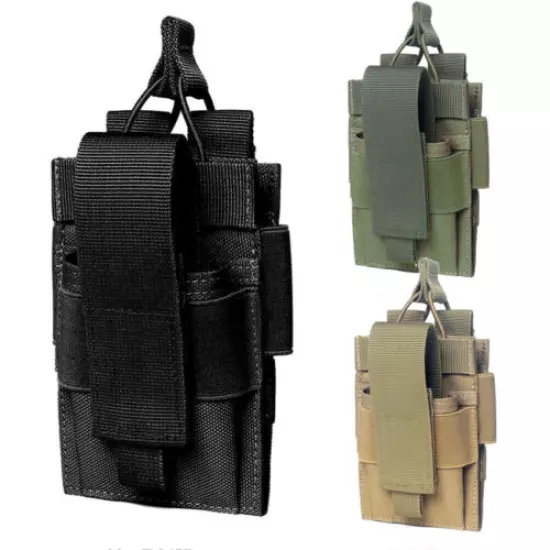 Tactical 1000D MOLLE Cell Phone Pouch Bag Waist Belt Bags Holster Hiking Sports