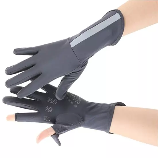 Hot Day Sunproof Gloves Skin Friendly Cooling Gloves for Teens Cycling Fishing