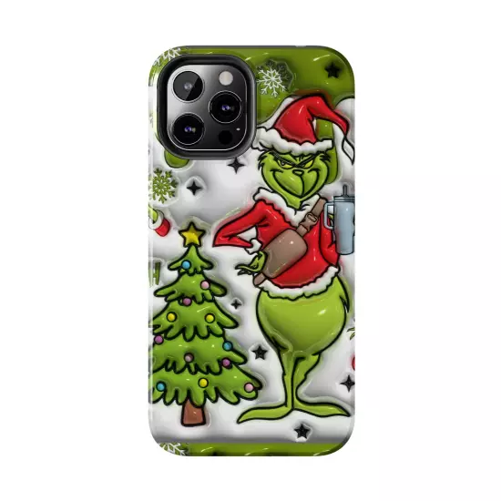 Grinch Tough Phone Cases Samsung S20 S21 S22 S23 Iphone 15 14 13 12 11