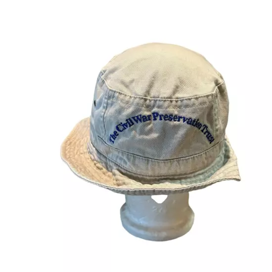 The Civil War Preservation Trust Tan Bucket Fishing Hat One Size