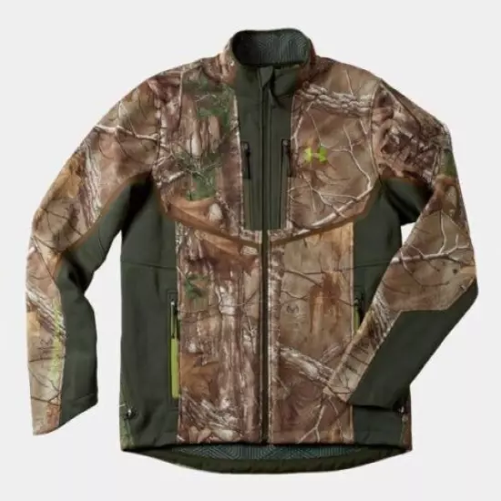 Under Armour Realtree Xtra Ridge Reaper Softshell Hunting Jacket and Pants-XL,36