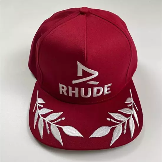 For Rhude Classic Embroidery Baseball Cap Sun Hat Unisex Vintage Trucker Hat