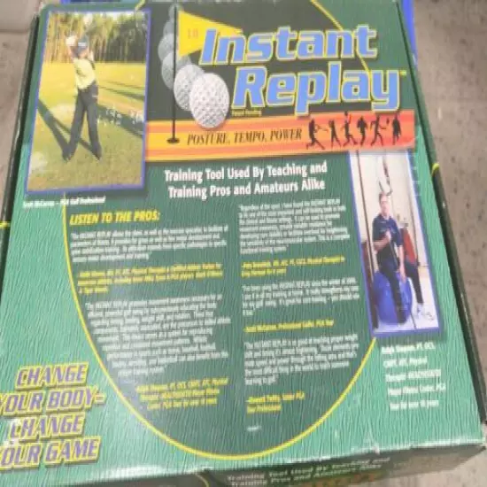 Rare Vintage Golf Set CHANGE YOUR BODY CHANGE YOUR GAME, DVDS, BANDS, BELTS