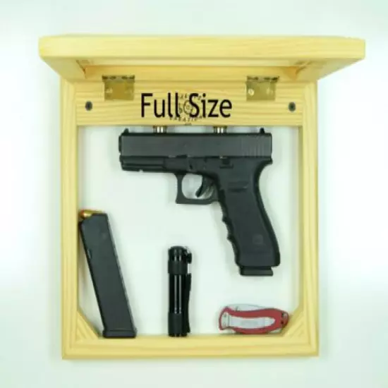 Concealment picture frame, self defense compartment hanging handgun furniture FL