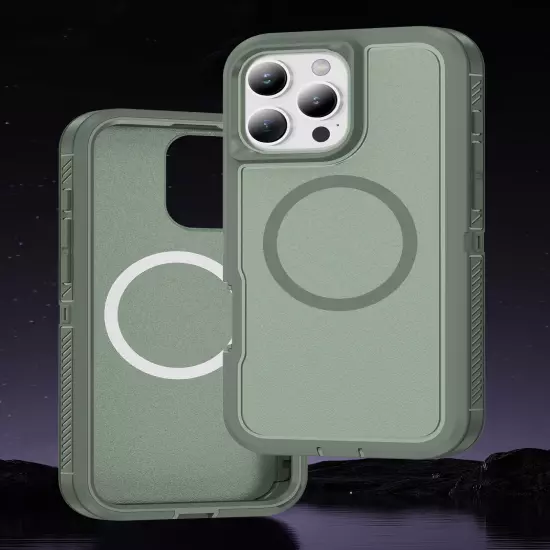 Tough Dual Layer Seam Case for iPhone 16 Pro Max - Compatible with MagSafe