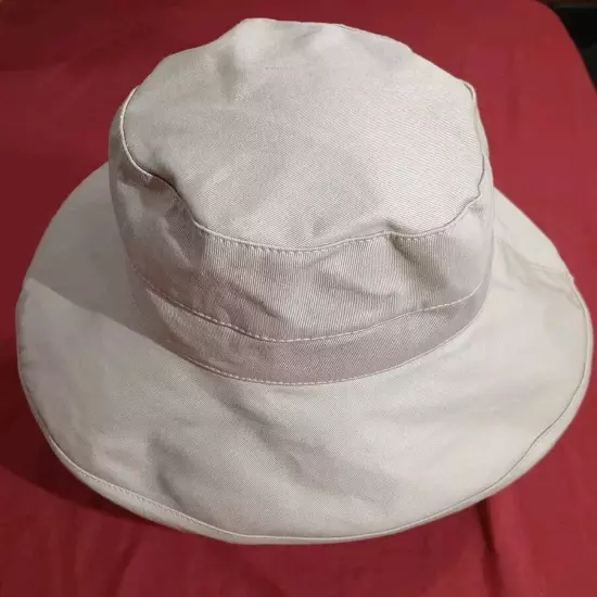 Panama Jack Bucket Sun Hat Size OS Tan