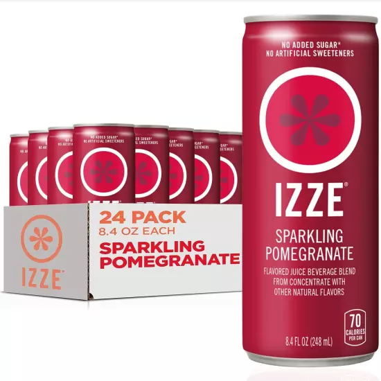 Sparkling Juice, Pomegranate, No Added Sugars, No Preservatives, Non-GMO, 8.4...