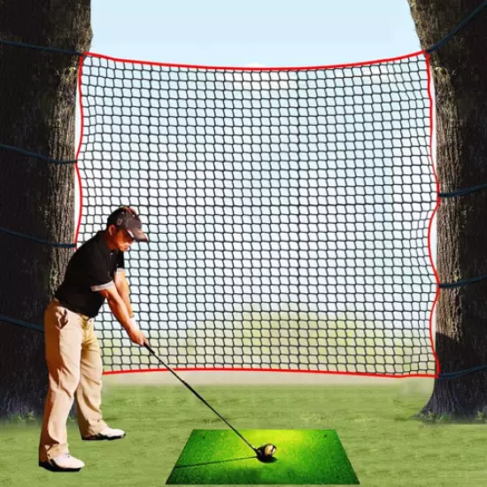 Golf Netting Heavy Duty High Impact Practice Barrier Net 10x10ft 10x15ft 10x20ft