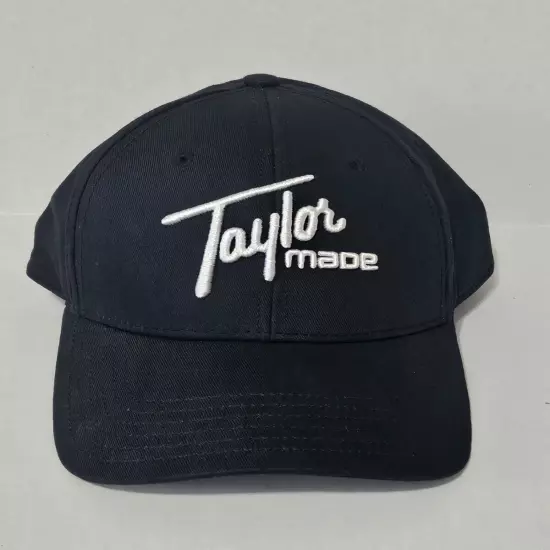 TaylorMade Golf Men's Black Adjustable Hat Script Logo