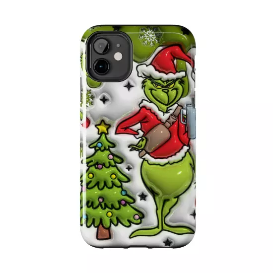 Grinch Tough Phone Cases Samsung S20 S21 S22 S23 Iphone 15 14 13 12 11