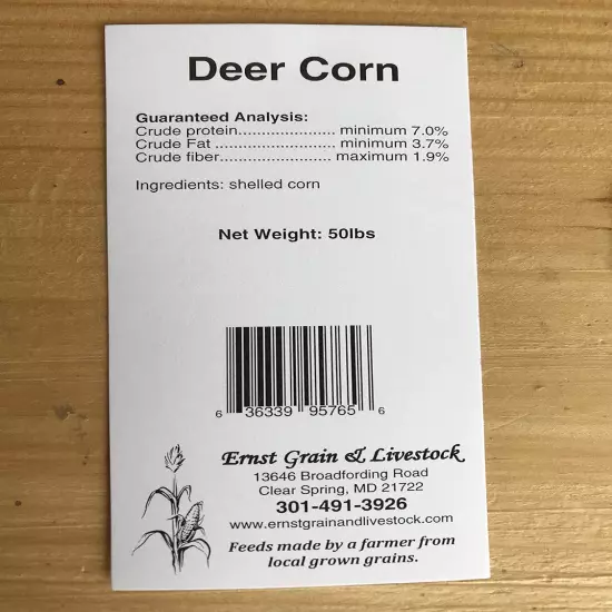 Whole Corn – Perfect Feed for Deer, Squirrels, Chickens, Ducks, Rabbits, Geese, 