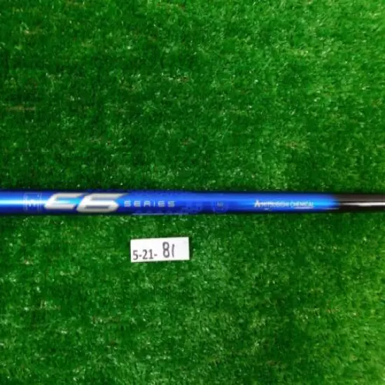  Mitsubishi Chemical C6 Blue Series 60 Regular Flex Pulled Wood Shaft 42.75"