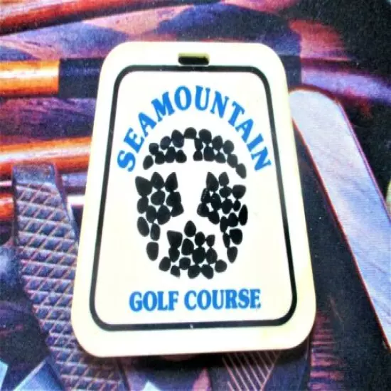 vtg - PGA Golf Bag Tag - SEA MOUNTAIN GOLF COURSE gc - Punalu'u HI