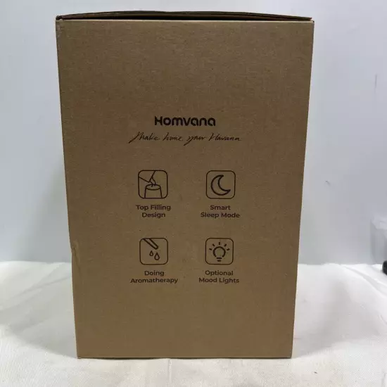 Homvana Humidifiers for Bedroom Home 3.6L Cool Mist Top, H101~ NEW SEALED