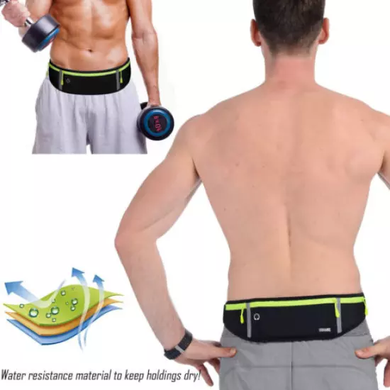 Men Women Sport Belt Waist Fanny Pack / Key Cash Cards Phone Large Capacity Bags