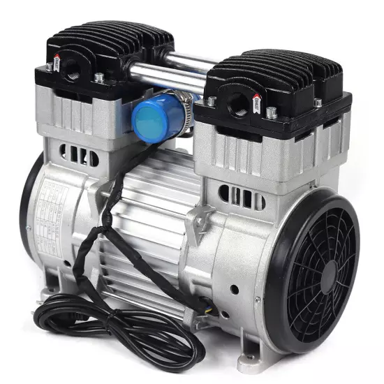 1100W 7CFM Silent Air Pump Compressor Head Small Air Mute Oilless Vacuum Pump