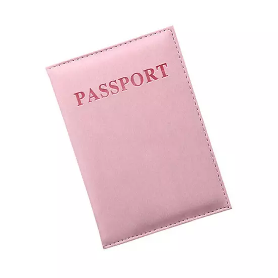 PU Leather Passport Cover Case Travel ID Card Ticket Passport Holder Protector