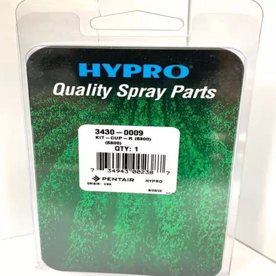 Hypro 5300 Series Piston Pump 3430-0009 Rubber Cup Kit