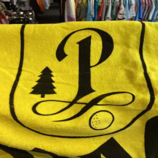 Pinecrest Golf Club Beach Towel 60"x32" Yellow