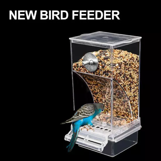 Bird Automatic Feeder Splash Proof Bird Feeder Bird Cage Accessories Bird Food