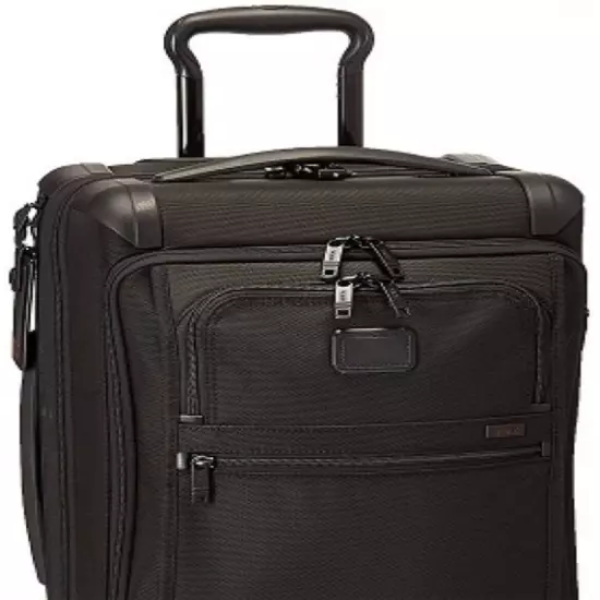 NWT TUMI ALPHA 2 International Front lid 4 wheeled Carry-on in Black $925.