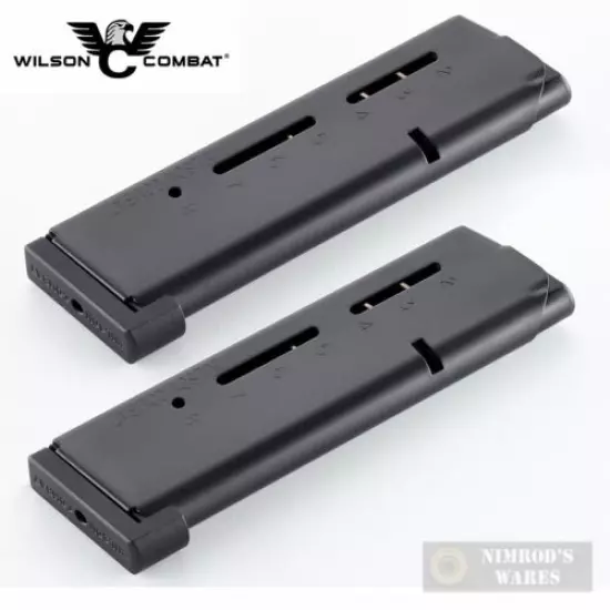 Wilson Combat 1911 .45ACP HD/+P Elite Tactical MAGAZINE 2-PACK MAX Spring ETM