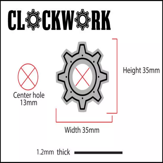 CLOCKWORK Toggle Switch Washer Ring Rhythm Treble. Les Paul, SG et.