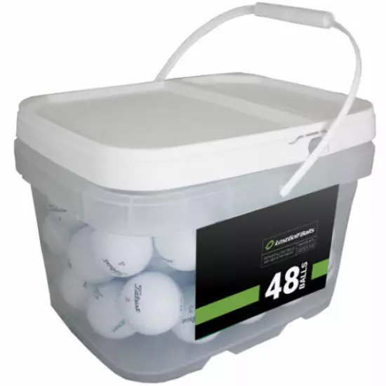 48 Titleist Velocity Mint Used Golf Balls AAAAA *In a Free Bucket!*