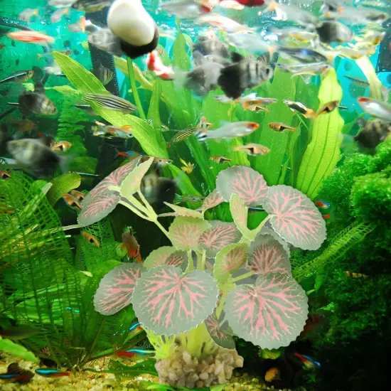 Artificial Fake Plastic Water Grass Plants For FishTank Ornaments Aquarium Y8M1