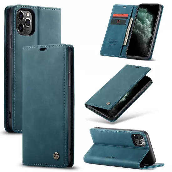 Flip Leather Wallet Case Shockproof For Apple iPhone XR 11 12 13 14 15 16 ProMax