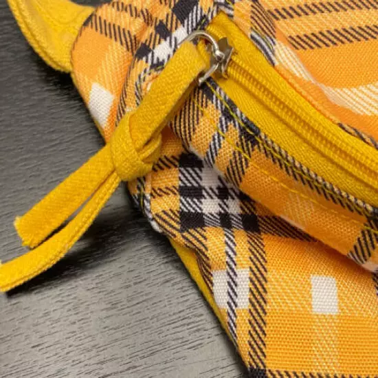 Yellow Plaid Fanny Waist Pack