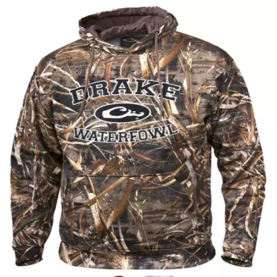 Drake Waterfowl Hoodie Collegiate Embroidered Hooded Sweatshirt Max 5 Camo DW224