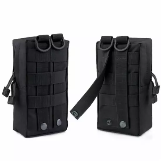 2pcs Tactical Molle Pouch Nylon Waist Belt Pack Utility EDC Outdoor Hunting Bags