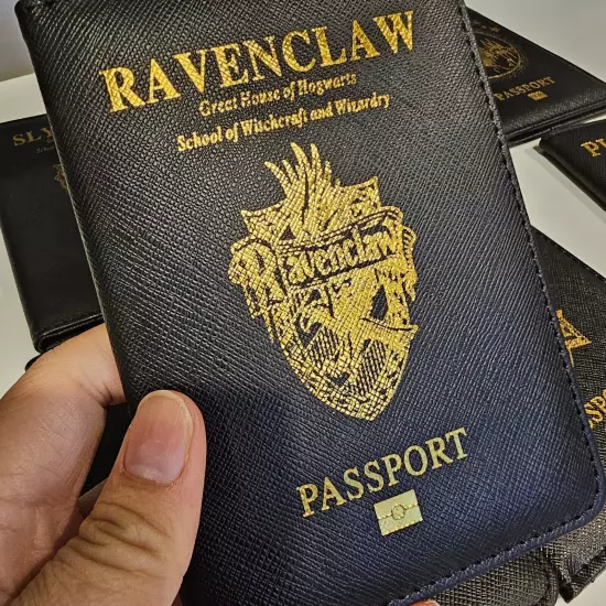 New Hogwarts, Harry Potter Faux Leather Passport Covers - FREE USA Shipping