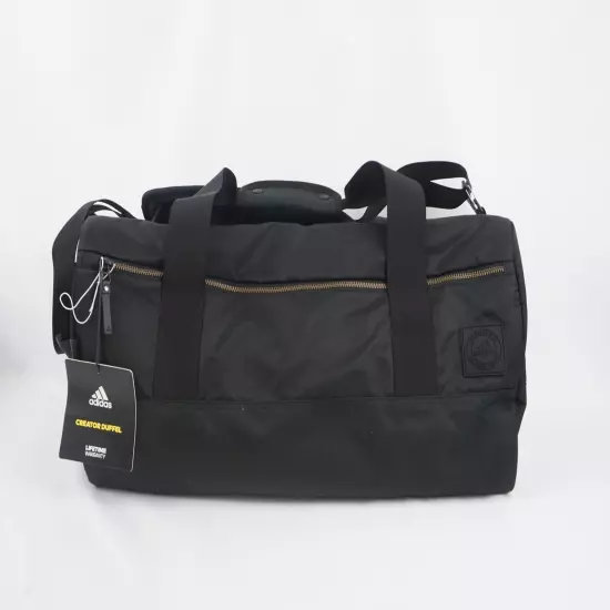 Adidas Originals Men's Creator Black Duffel Bag W/ Laundry Drawstring Bag 