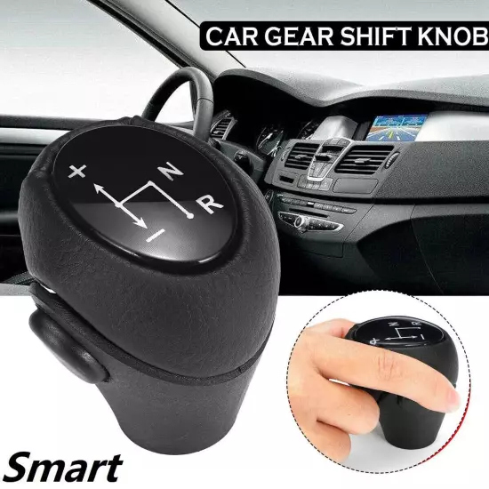 Auto Parts Leather Gear Shift Knob Lever for Smart For two Roadster 450 451