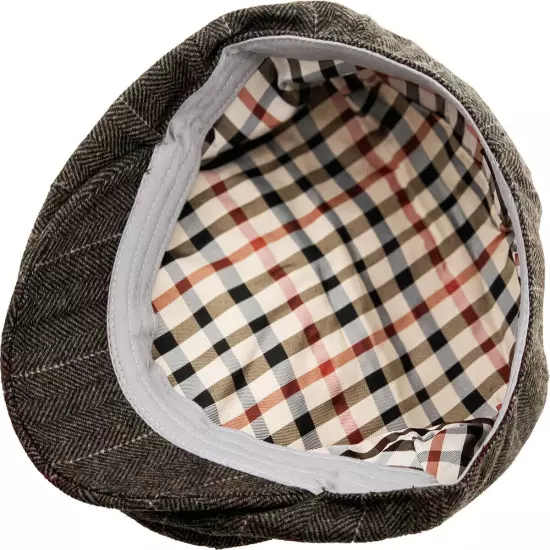 Mens Ivy Hat Golf Driving Ascot Winter Flat Cabbie Newsboy