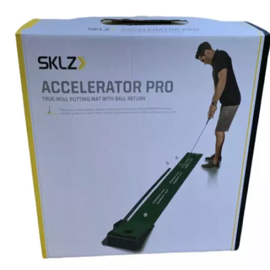 SKLZ Accelerator Pro Putting Mat & Ball Return Indoor Putting Trainer