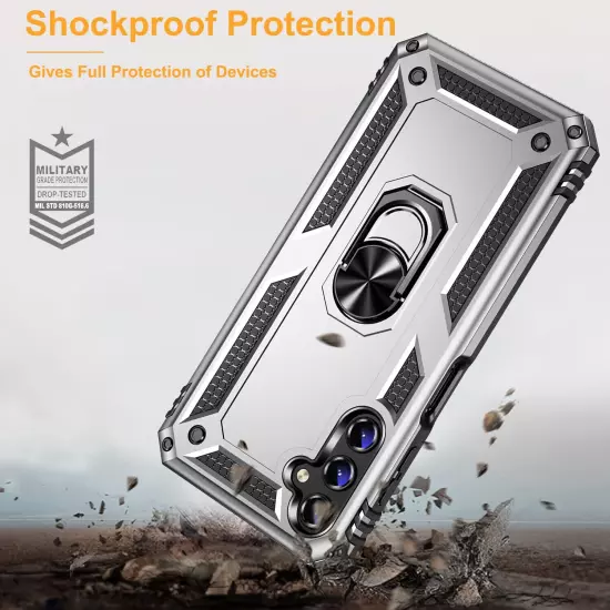 For Samsung Galaxy A15 5G A14 A54 A35 Case Phone Cover Shockproof+Tempered Glass