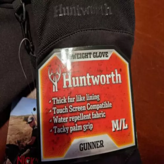 huntworth gunner gloves black