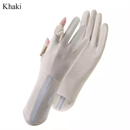 Mid-long Sunscreen Gloves Thin Cycling Driving Gloves Summer Spring