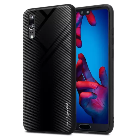 Case for Huawei P20 Phone Cover TPU Silicone Tempered Glas